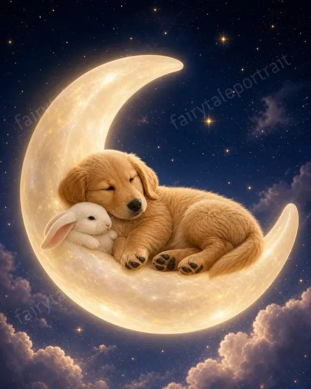 Crescent Moon Dreams For Kids Pets
