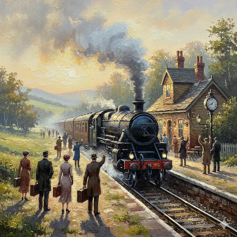 Vintage Masterpiece Oil Paintings