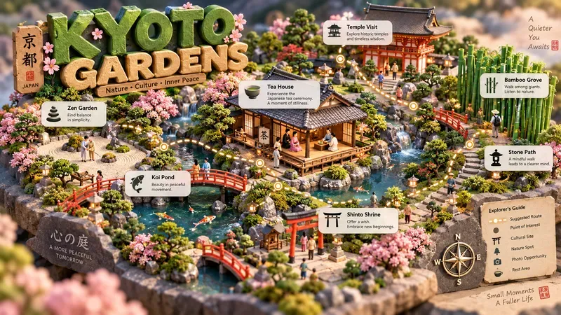 3D Isometric Travel Map Infographics