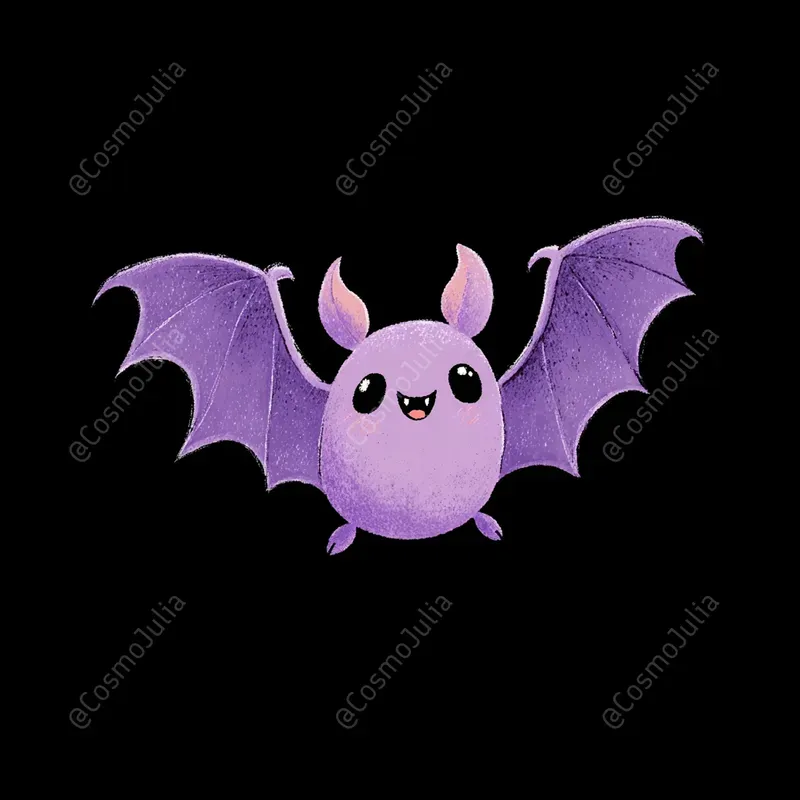 Cute Glowing Halloween Characters