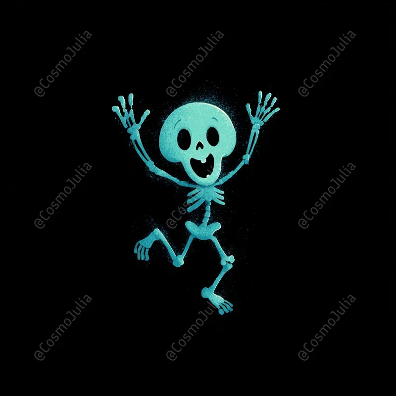 Cute Glowing Halloween Characters