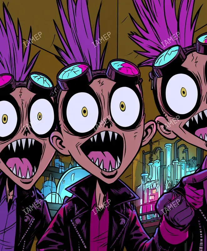 Wildly Expressive Comicbook Portraits