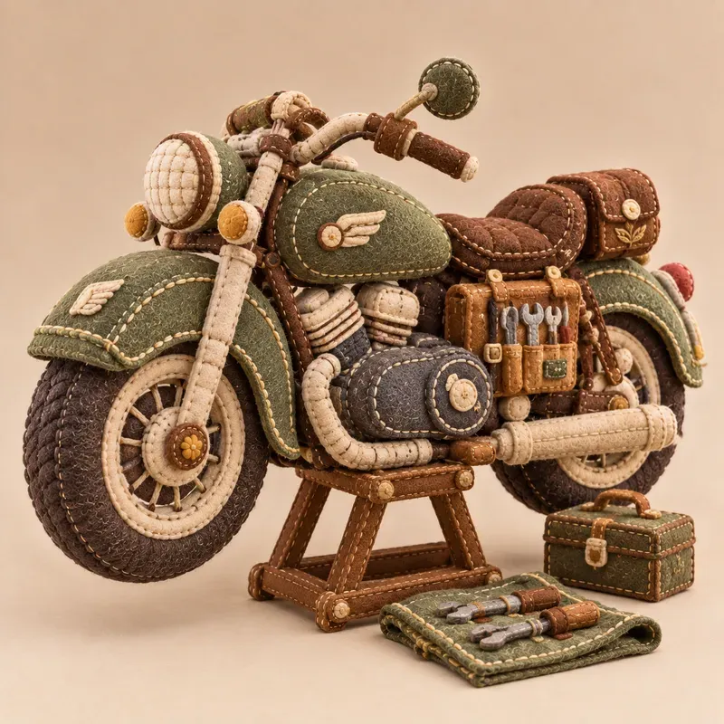 Retro Vehicle Sewn Plushie Generator