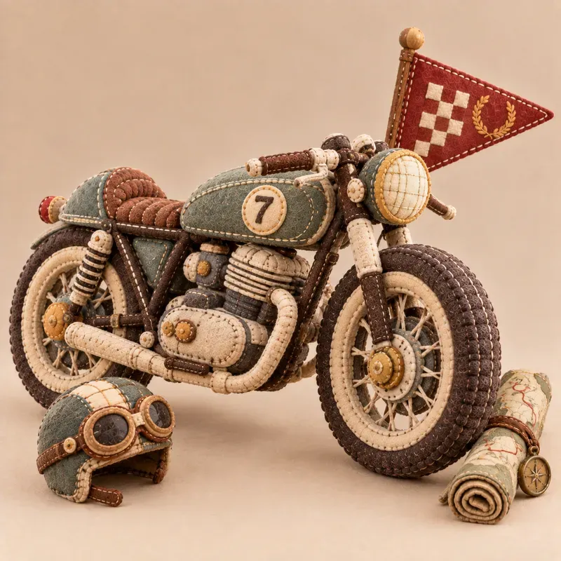 Retro Vehicle Sewn Plushie Generator