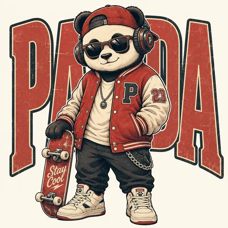 Retro Animal Streetwear