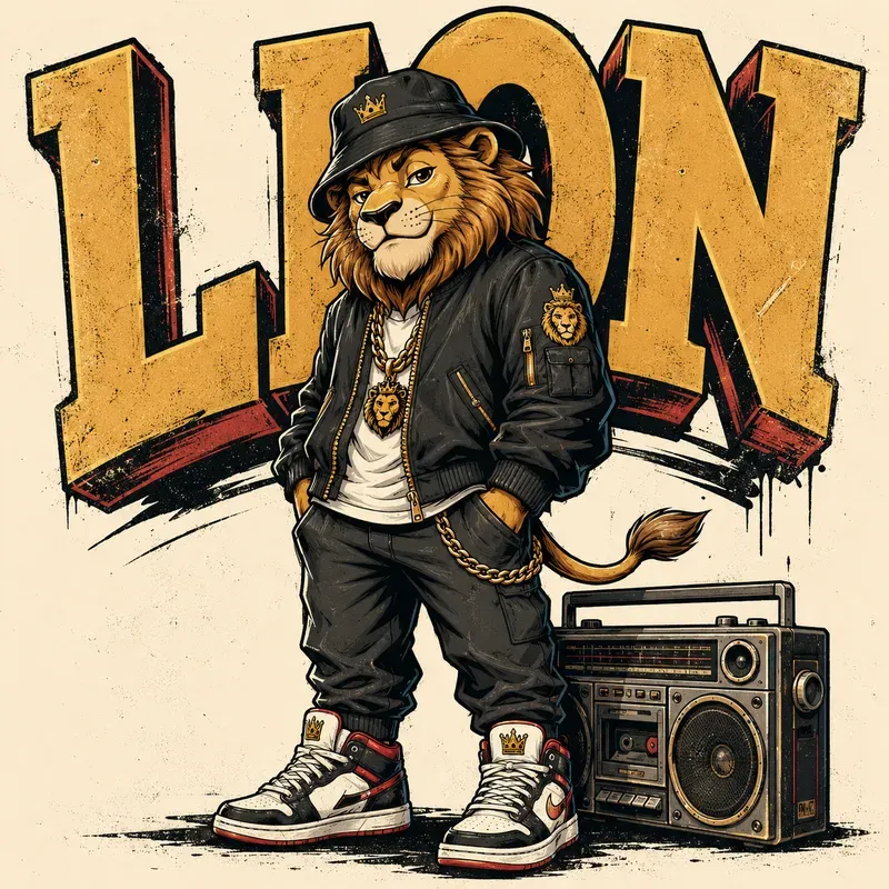 Retro Animal Streetwear