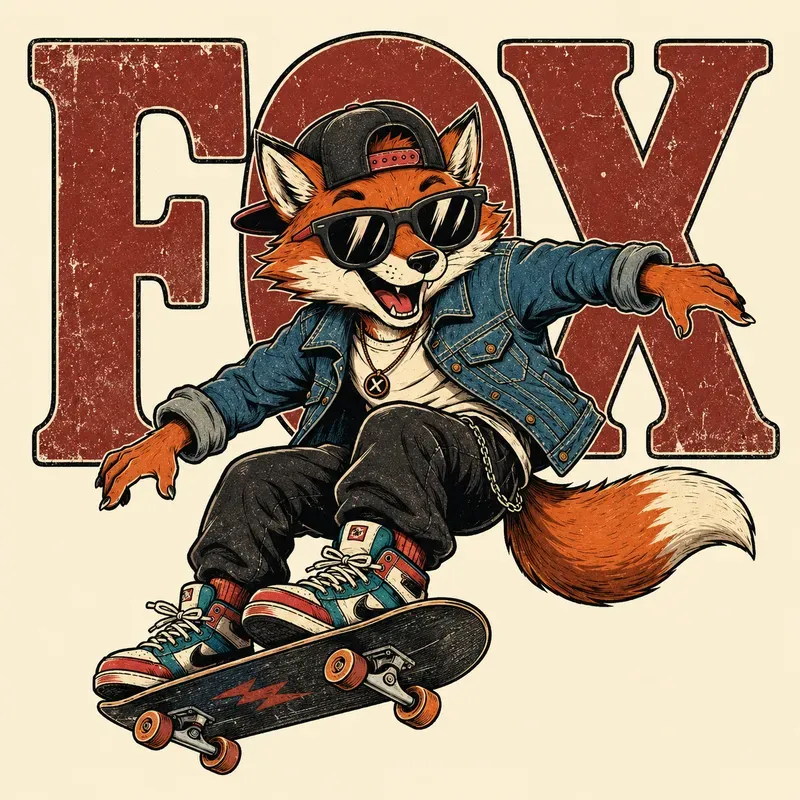 Retro Animal Streetwear