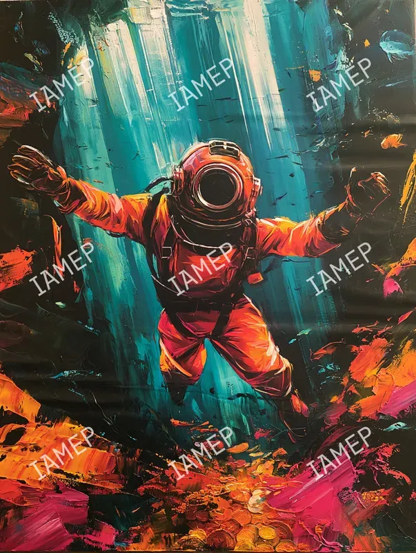 Vivid Impasto Underwater Art