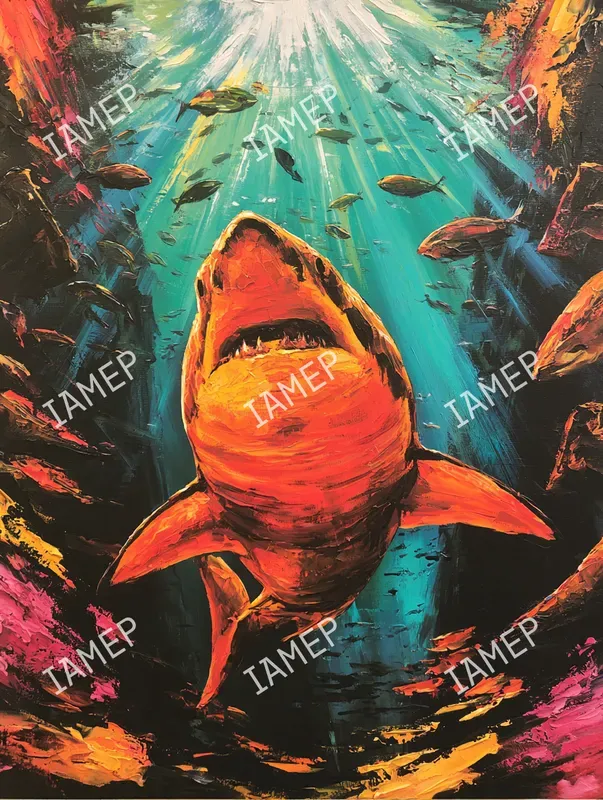 Vivid Impasto Underwater Art