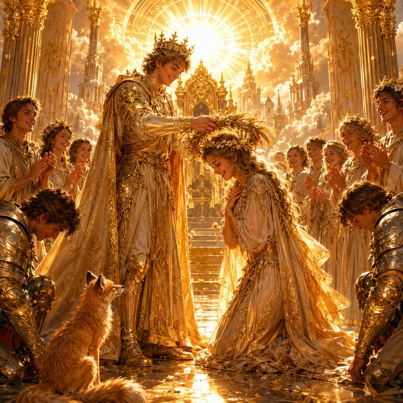 Golden Coronation Thrones