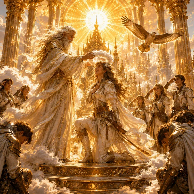 Golden Coronation Thrones