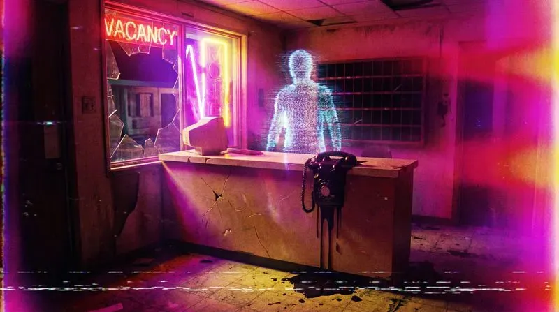 Analog Neon Horror Anomaly Generator