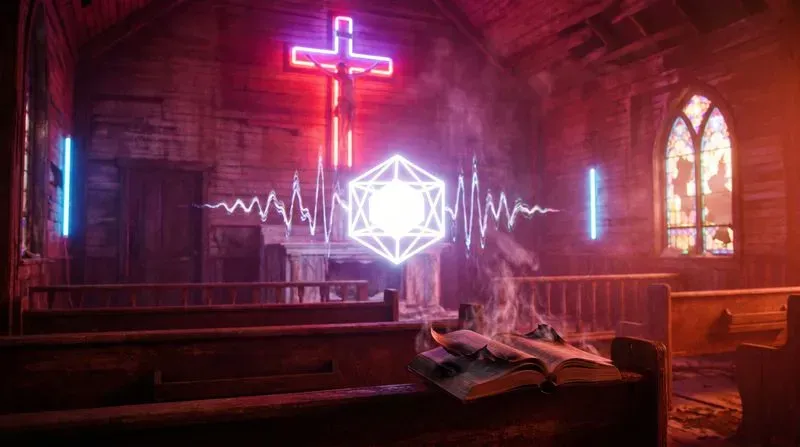 Analog Neon Horror Anomaly Generator