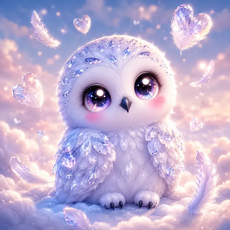 Dreamy Kawaii Fantasy Pet Collection Art