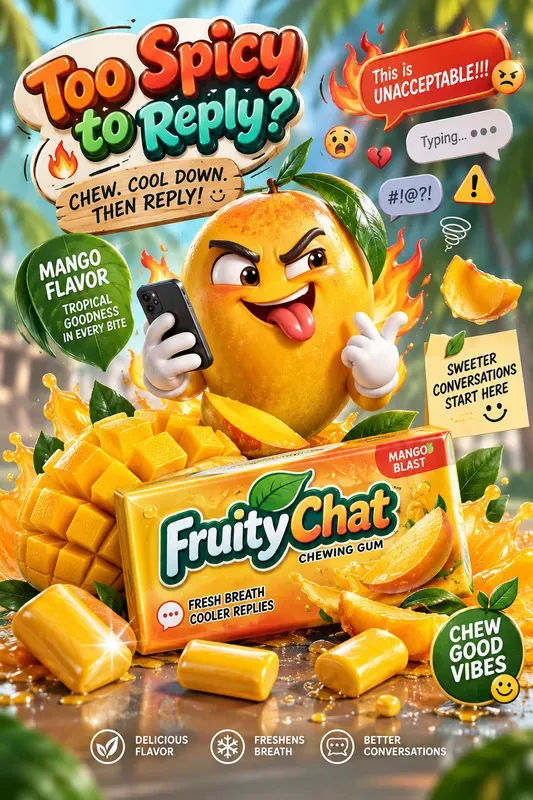 Juicy Fruit Chat Gum Ads
