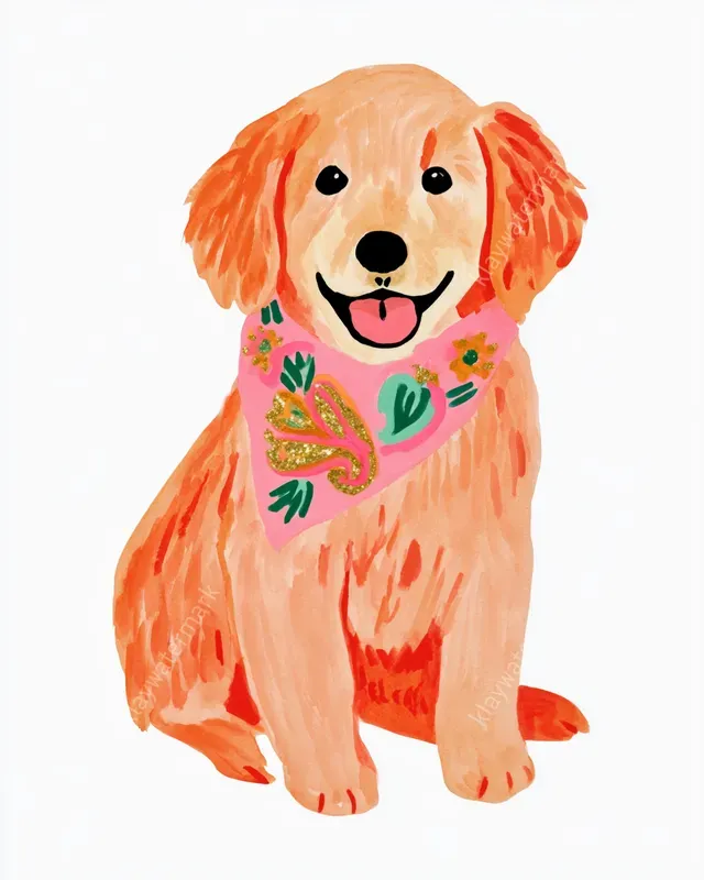 Preppy Floral Cowgirl Clipart