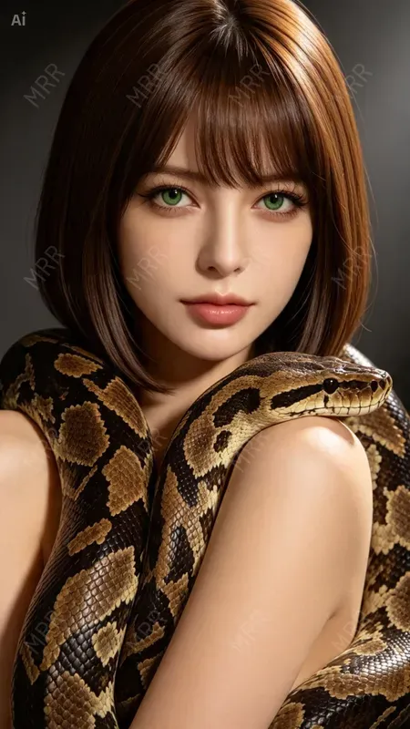 Artistic With Python Portraits