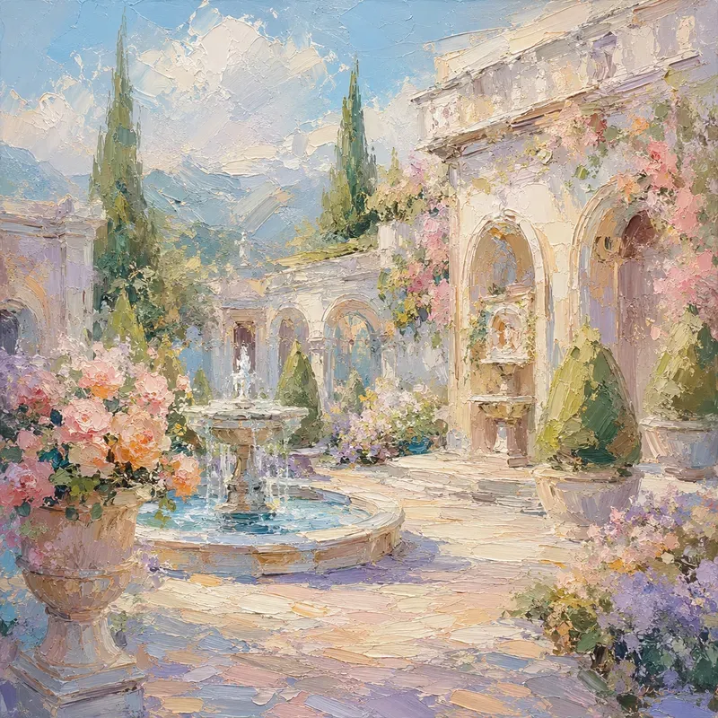 Soft Impressionist Impasto Wall Art
