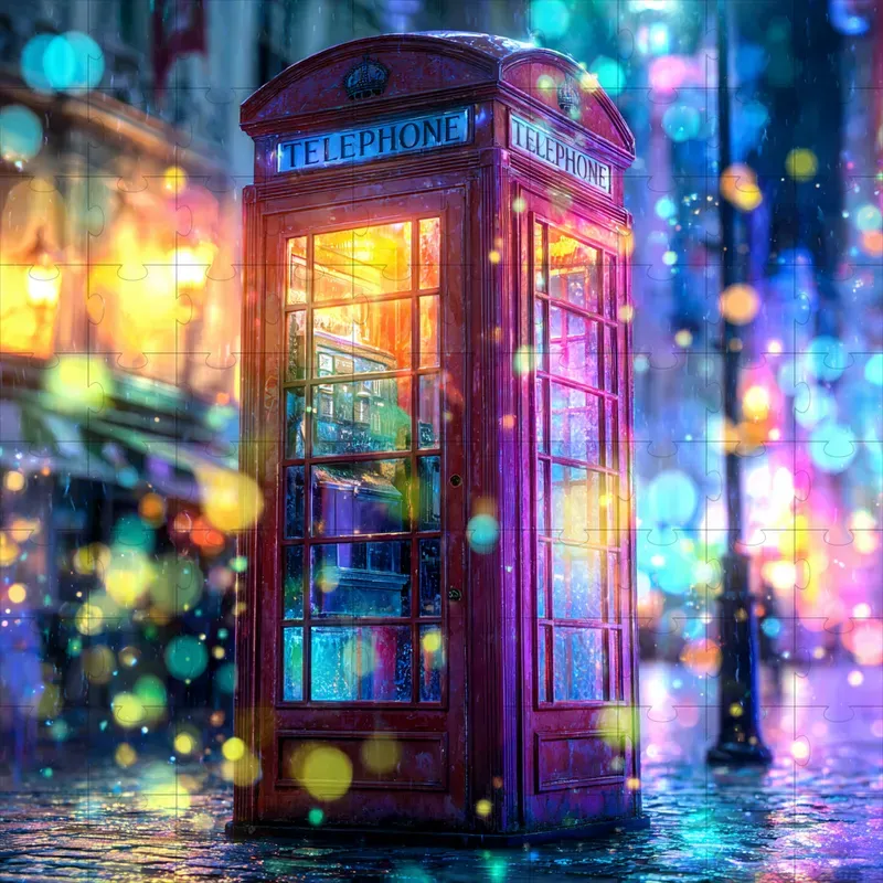 Photo Neon Bokeh Sparkle Dreams