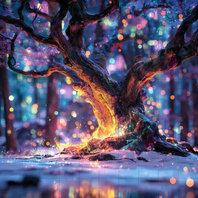 Photo Neon Bokeh Sparkle Dreams