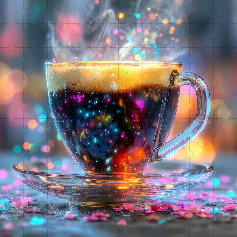 Photo Neon Bokeh Sparkle Dreams