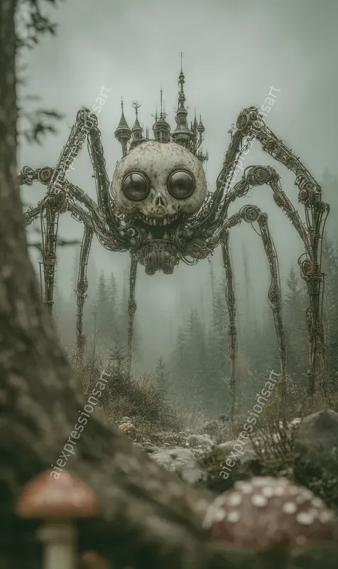 Surreal Cinematic Sculptural Landmarks