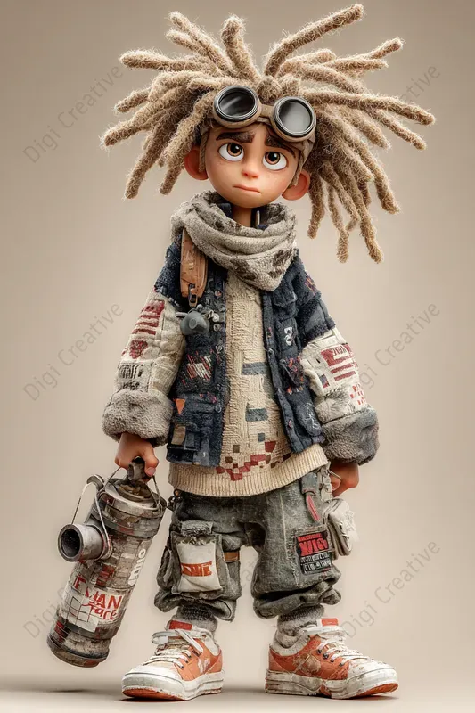 Bold Youthful Heroes In Stylized Worlds