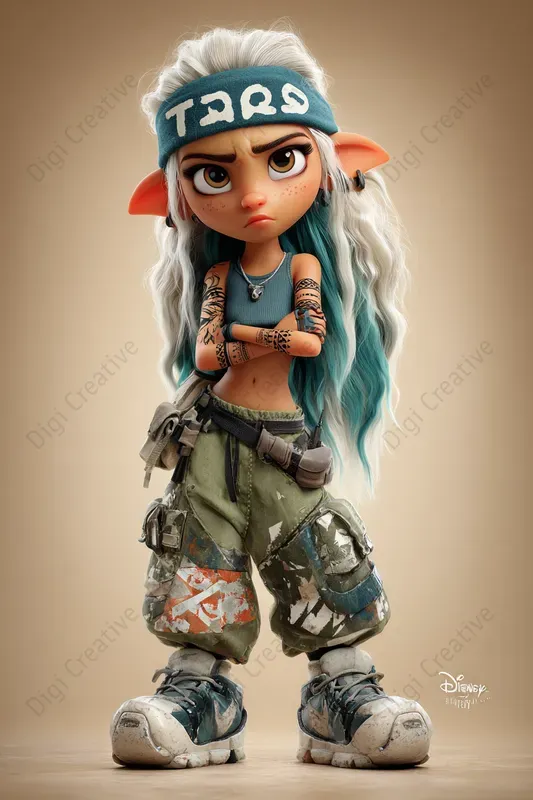 Bold Youthful Heroes In Stylized Worlds