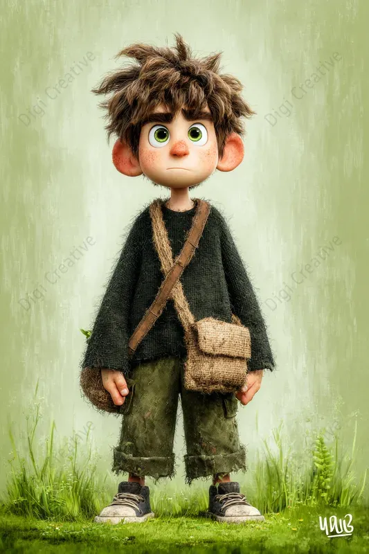 Bold Youthful Heroes In Stylized Worlds