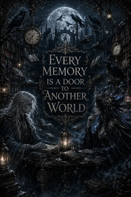 Dark Gothic Wonderland Quote Posters