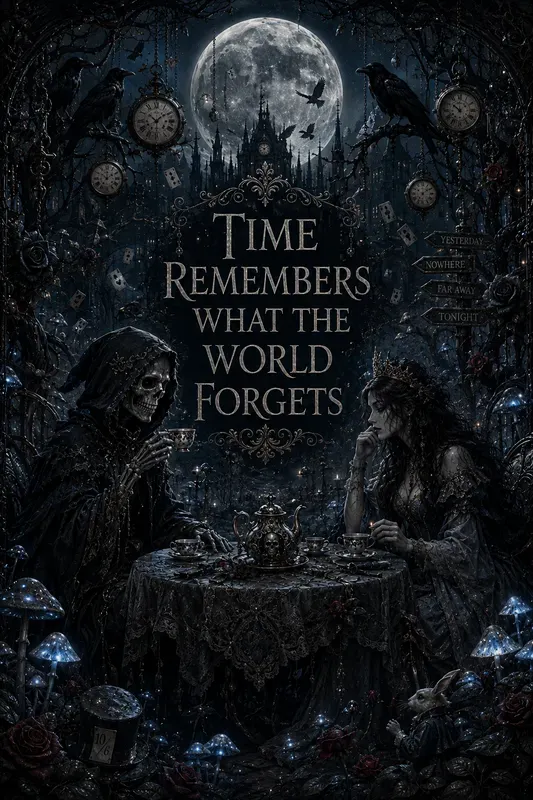 Dark Gothic Wonderland Quote Posters
