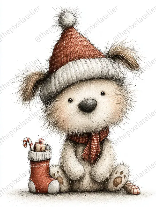 Cozy Christmas Storybook Animals