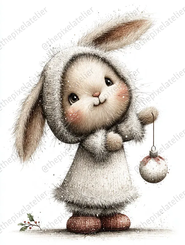 Cozy Christmas Storybook Animals