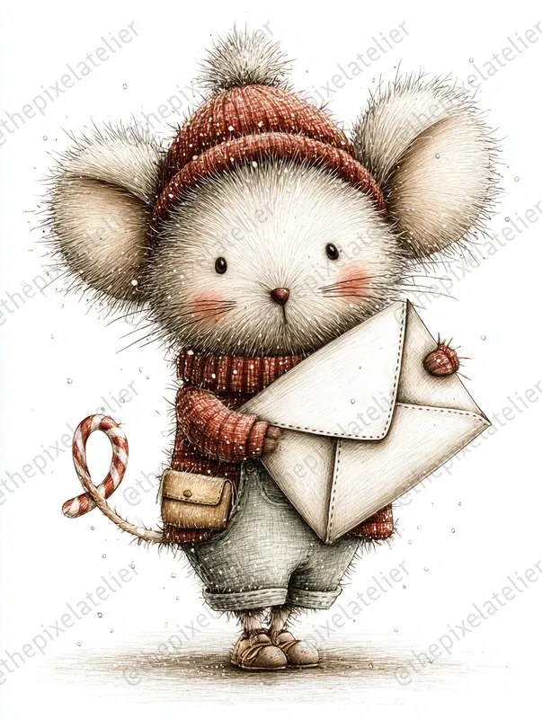 Cozy Christmas Storybook Animals