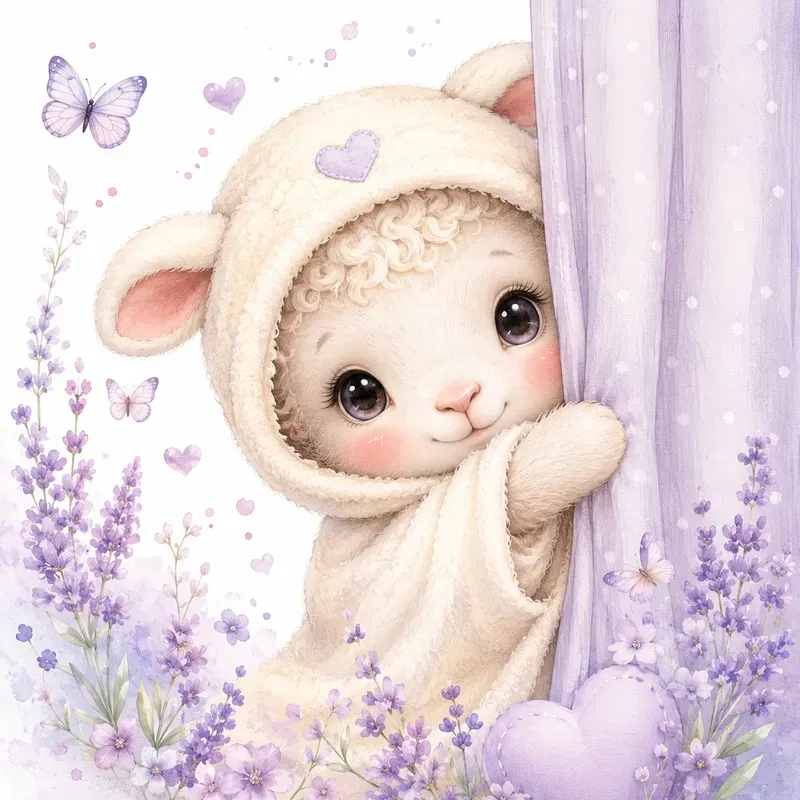 Cute Baby Animal Nursery Art