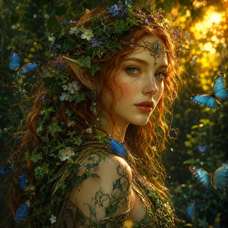 Botanical Heritage Fantasy Portraits