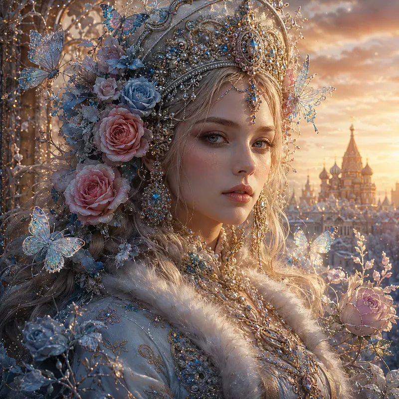 Botanical Heritage Fantasy Portraits