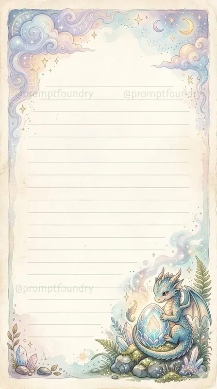 Aesthetic Notebook Paper Generator