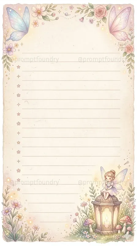 Aesthetic Notebook Paper Generator