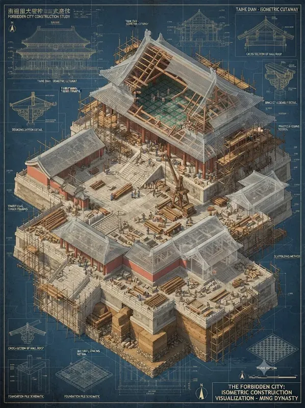 Architectural Cutaway Isometric Buildings