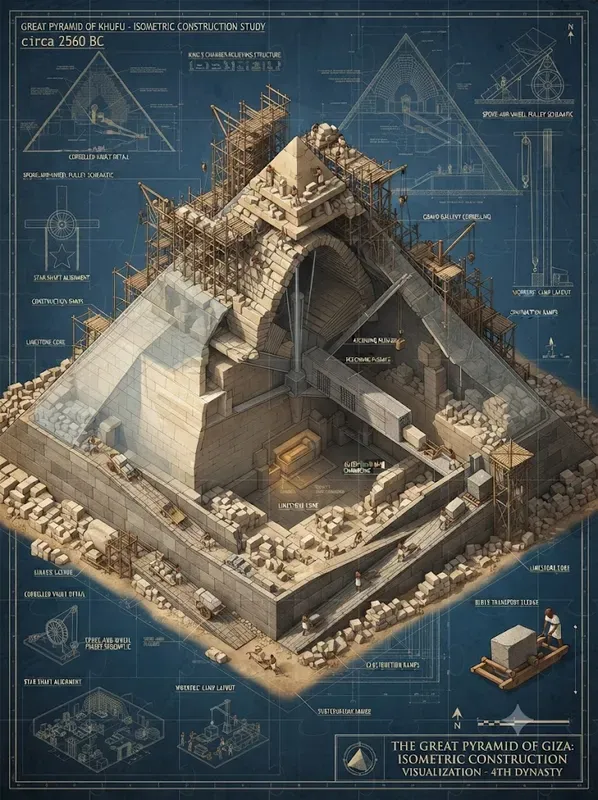 Architectural Cutaway Isometric Buildings