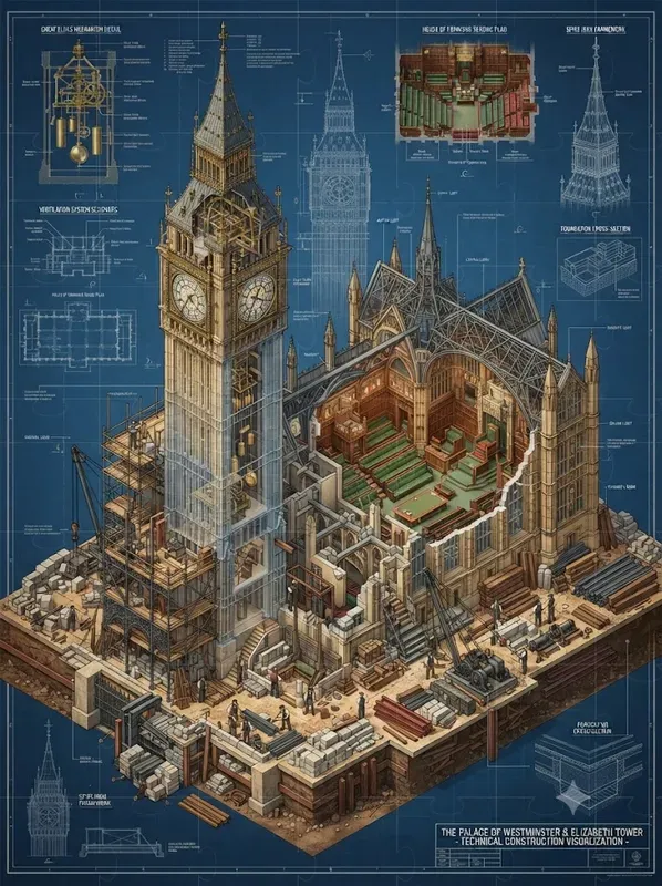 Architectural Cutaway Isometric Buildings