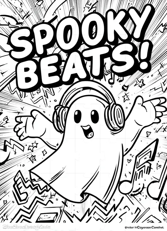 Halloween Monster Coloring Pages