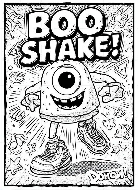 Halloween Monster Coloring Pages