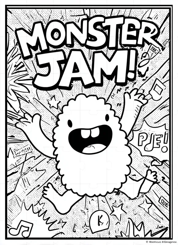 Halloween Monster Coloring Pages