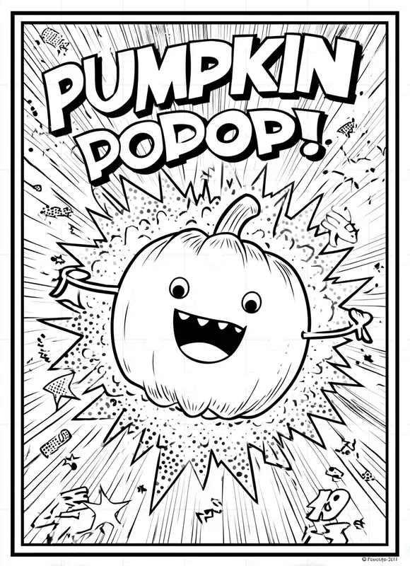 Halloween Monster Coloring Pages