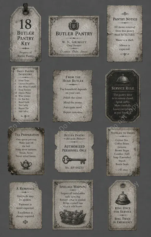 Haunted Manor Vintage Ephemera