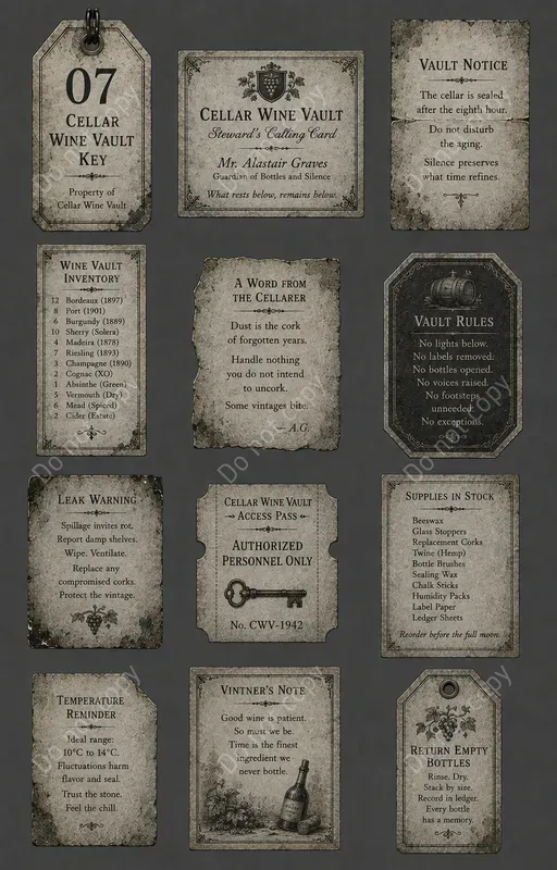 Haunted Manor Vintage Ephemera