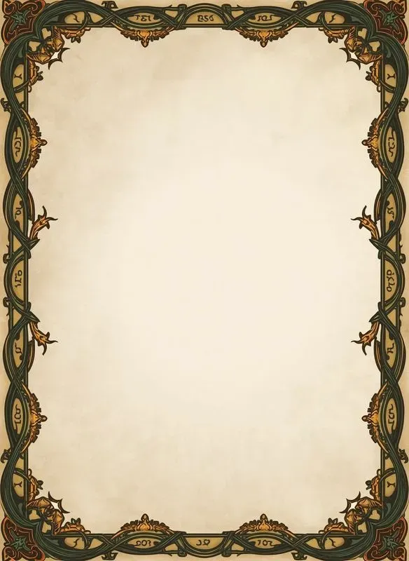Themed Blank Scroll Invites