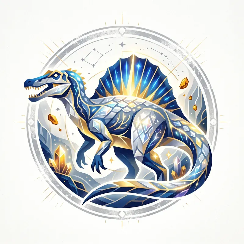 Glowing Dinosaur Emblems